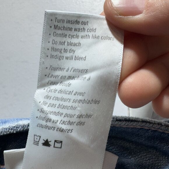 Paige Manhattan Bootcut Raw Hem Jeans Size 28- READ DESCRIPTION! - Picture 5 of 7